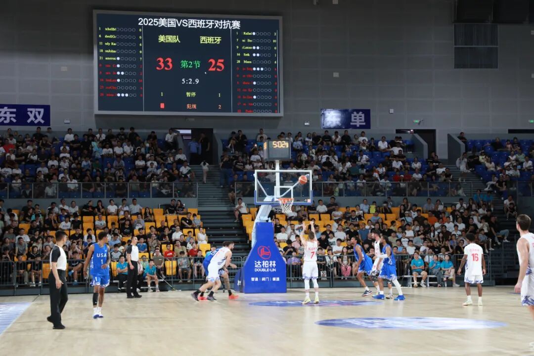 美国华盛顿雄鹰队VS西班牙职业队，达柏林助力民族品牌与篮球激